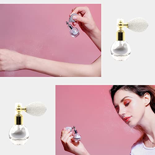 Ganmek Highlighter Powder - de Alto Brillo para el Cuerpo | Polvo de Brillo Facial Brillante | de Maquillaje para cosmética Facial y Corporal