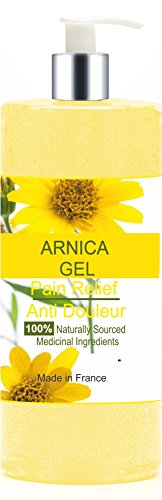 Gel de Arnica Montana 90% 200 ml - Piel de bebé - Dolores musculares - ecchymoses - Gel refrescante - Hématomes - Dolores - Sport y Recuperación - Articulaciones - Gel de masaje