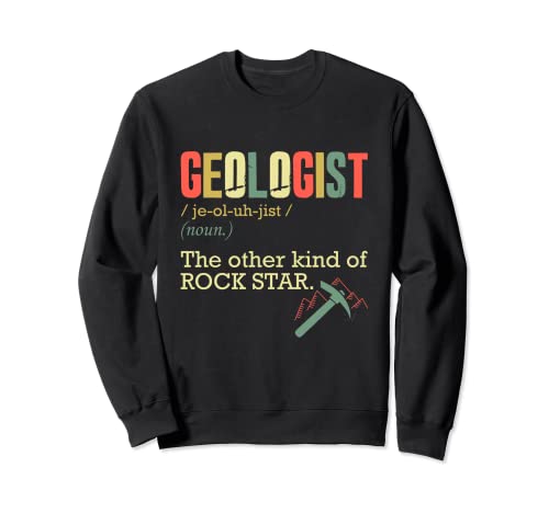 Geólogo El otro tipo de estrella de rock - Geología Definición Sudadera