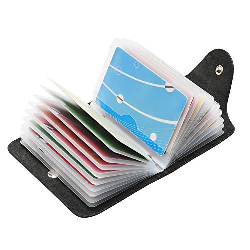 GERIINEER Tarjetero para Tarjetas de Credito Mujer Hombre - 20 Tarjetas (Azul)