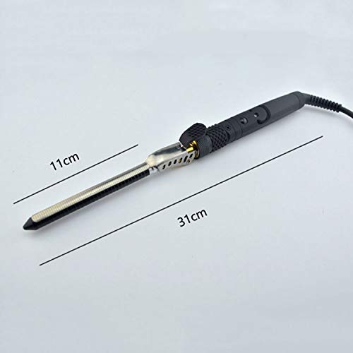 GPWDSN Curly Hair Styler Rizos Cerámica Curling Iron Fashion Wand Curler Pera Hair Curlers Rodillos Buenos artículos Curling Wand