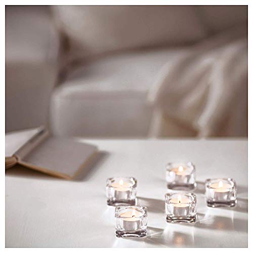 H HANSEL HOME Velas de Te - Tealight - Blancas - Sin Perfume (500 Velas)