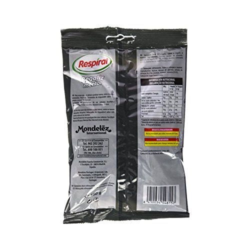 Halls Respiral Caramelos Duros, Regaliz y Mentol, 150g