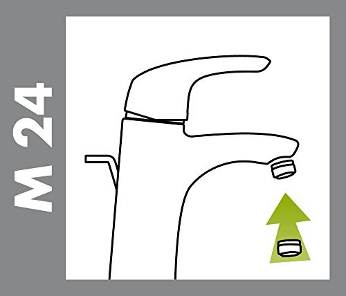 Hansgrohe 13087002 - Lote de 2 reguladores de chorro universales antical para grifo Soft Jet Comfort M24