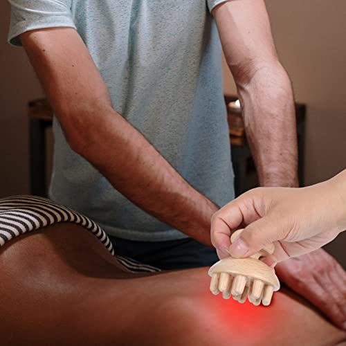 HEALLILY Madera Terapia Seta Masajeador de Madera Seta Seta Herramienta de Terapia de Madera Maderoterapia Seta Cuerpo Completo Masajeador de Madera Gua Sha Herramientas para Mujeres