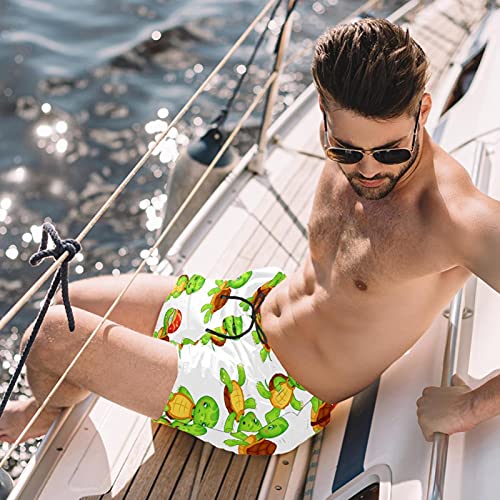 henghenghaha Pantalones cortos de playa impermeables de secado rápido para hombre con forro de malla, para correr carey rápido