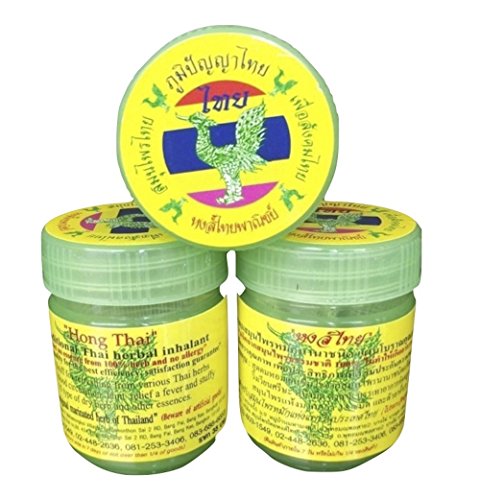 Herbal inhalant Hong Tailandia inhalant Socorro Mareo – venta 20 G botellas (Pack 3 Botella)