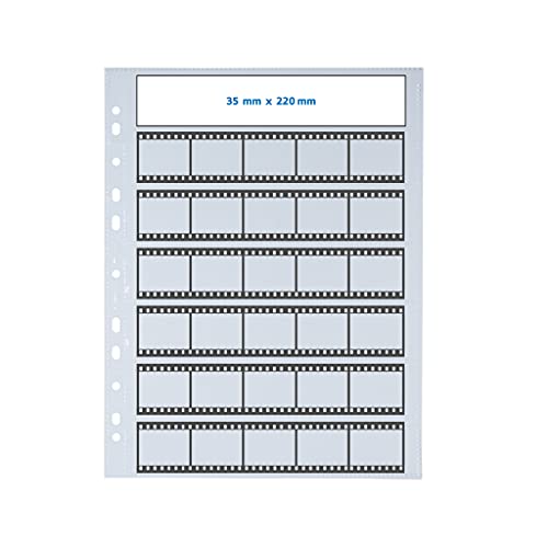 Herma 7761 - Paquete de 25 fundas para negativos de fotos (7 negativos por funda)