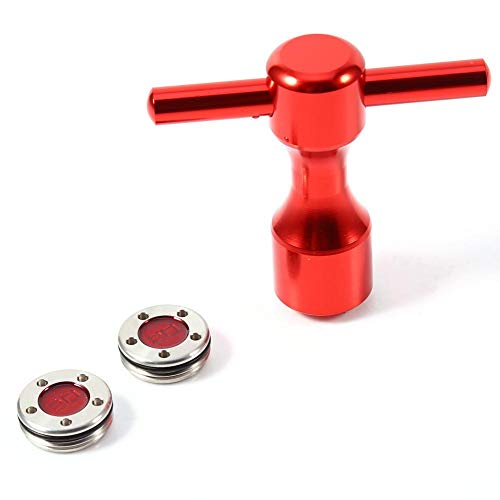 Herramienta de llave inglesa para llave de golf, pesas de putter de golf de alta resistencia de 2 piezas, compatible con accesorios de reemplazo de golf de putters (20g)