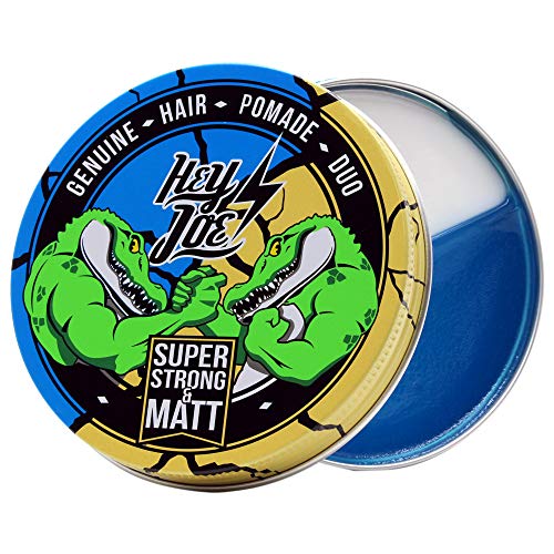 HEY JOE! - Genuine Hair Pomade Duo | Gel para Pelo con Fijación Super Fuerte ó Matte - Envase de 100 ml