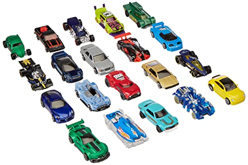 Hot Wheels - Pack De 20 Vehículos con Embalaje de Cartón, Coches de Juguete (Modelos Surtidos) (Mattel DXY59)