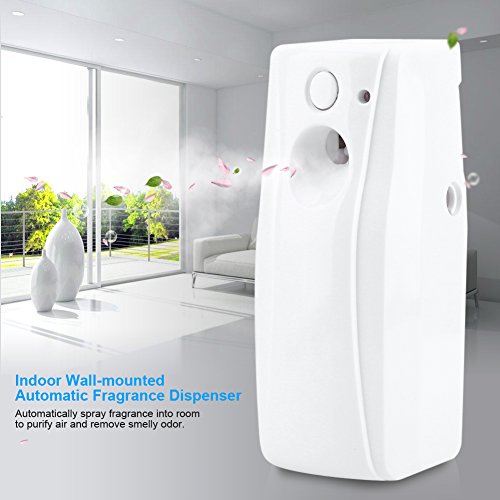 Hztyyier Dispensador Aerosol automático, Pulverizador automático ABS para Spray purificador de Aire o Perfume en la Sala de baño del Hotel Familiar