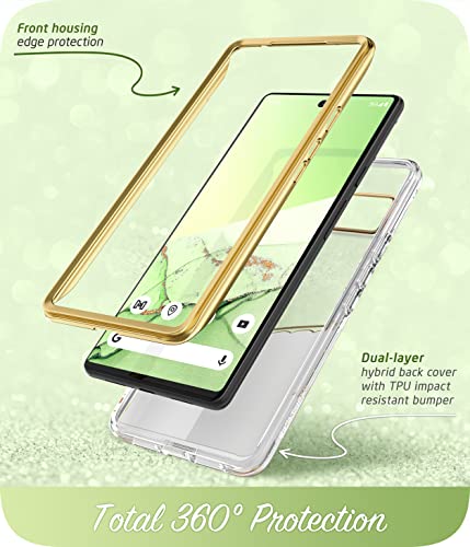 i-Blason Funda para Google Pixel 6 2021 [Cosmo] Case Protector Delgado y Elegante de Cuerpo Completo Sin Protector de Pantalla Incorporado (Verde)