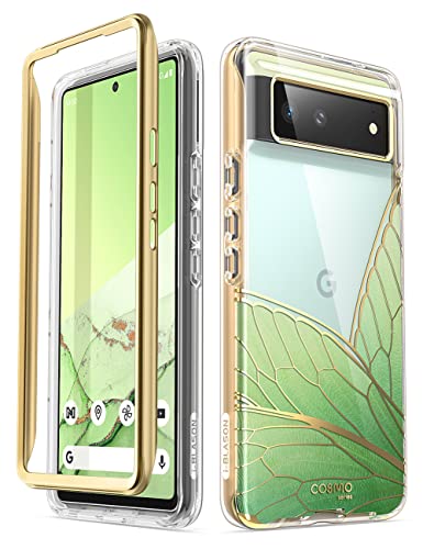 i-Blason Funda para Google Pixel 6 2021 [Cosmo] Case Protector Delgado y Elegante de Cuerpo Completo Sin Protector de Pantalla Incorporado (Verde)