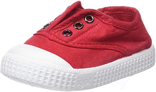 Igor Berri, Zapatillas sin Cordones Unisex Niños, Rojo (Red), 27 EU