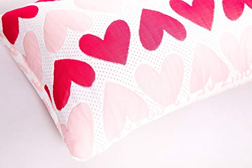 Imperial Confort Almohada Agatha Ruiz de la Prada, Rosa y Blanca, 1 Unidad (Paquete de 1)