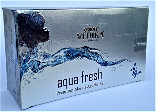 Incienso Orkay - Vedika Aqua Fresh - 12 cajas de 15 varillas