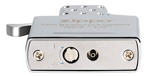 Interior ZIPPO Gas Lighter Turbo Flame Novelty Converter (Llama única)