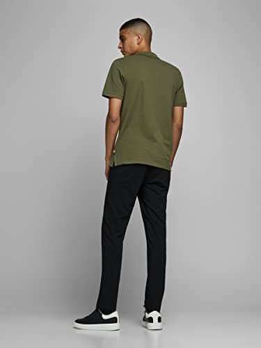 JACK & JONES Jjebasic Polo SS Noos, Verde (Olive Night), L para Hombre