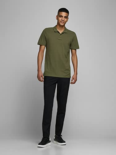 JACK & JONES Jjebasic Polo SS Noos, Verde (Olive Night), L para Hombre