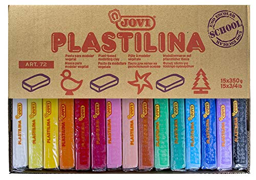 Jovi 72 - Plastilina, 15 unidades, Colores Surtidos/Multicolor