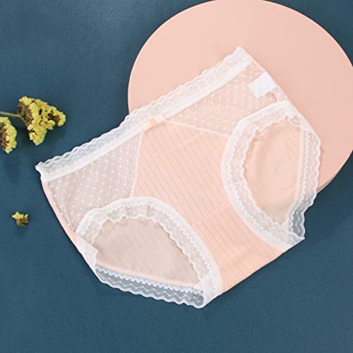 KELITCH Ropa Interior De Encaje Bragas A Rayas Calzoncillos Elásticos Invisibles Ropa Interior Hipster Sexy Para Mujer