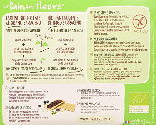 KI GROUP SpA Priméal Le Pain De Fleurs Tartine Al alforfón Orgánica 150g