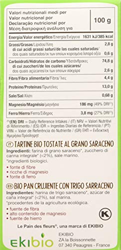 KI GROUP SpA Priméal Le Pain De Fleurs Tartine Al alforfón Orgánica 150g