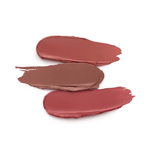 KIKO Milano Powdery Lip Set - Set De Maquillaje: 3 Labiales De Acabado Mate Empolvado