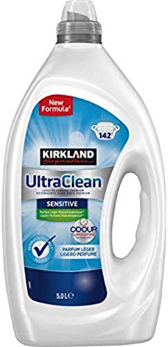 Kirkland Signature Ultra Clean Liquid Laundry Sensitive 5L 142 Lavados