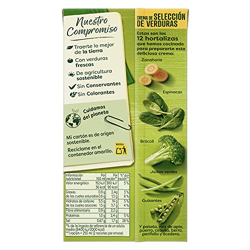 Knorr Crema Selección Verduras, 0.5L
