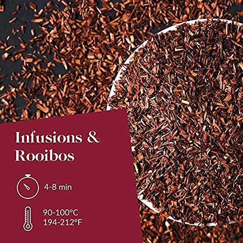 Kusmi Tea - AquaExotica & AquaRosa Bio - Infusión ecológica sin Teína, Afrutada y Deliciosa - Juego de 2 cajas - 2x20 bolsas de té - Aproximadamente 40 tazas
