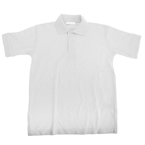 KUSTOM KIT- Polo clásico de Manga Corta Lavable a 60 Grados para niños (9-10 años) (Azul Claro)