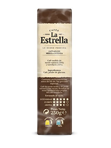 LA ESTRELLA Café Molido Mezcla Intensa 2x250g