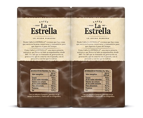 LA ESTRELLA Café Molido Mezcla Intensa 2x250g