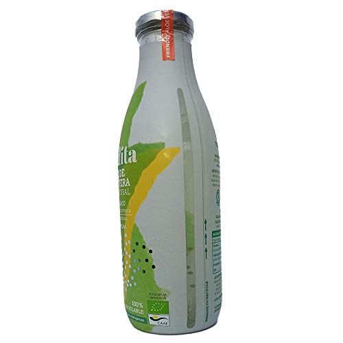 La Vendita Jugo De Aloe Vera Puro Para Beber Sin Pulpa. Bebida Natural De Aloe Vera Puro Y Ecológico. Zumo Bebible 100% Organico Y Natural. Bebida Detox En Envase De Vidrio De 1 Litro