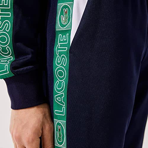 Lacoste Pantalones de deporte para hombre., Azul Navy Blue White Green Fx3, XXXXL