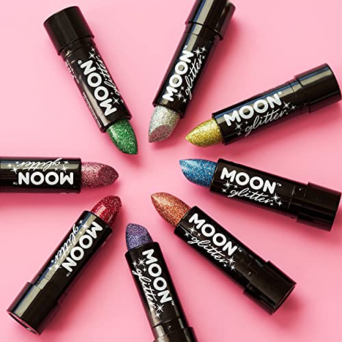 Lápiz Labial Holográfico Brillante por Moon Glitter - 5g - Plateado