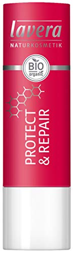Lavera Protect & Repair Balsamo labia vegano, cosmeticos naturales 100% 4.5 gr