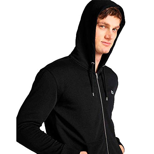 Lee Zip Through Hoodie, Sudadera con Capucha, Hombre, Negro (Black 01), XL