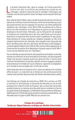 Les Nomades face à la guerre (1939-1946): 25 (Critique De La Politique)