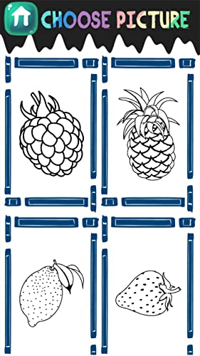 Libro de colorear de frutas