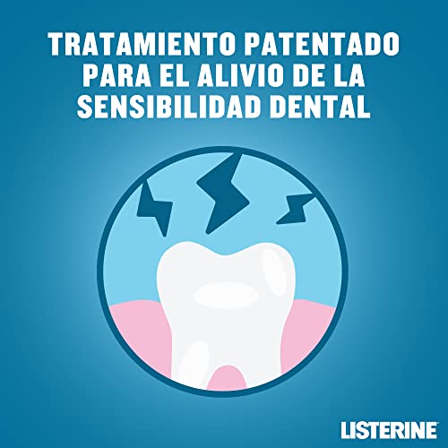 Listerine, Enjuague Bucal Advanced Sensitive, Pack de 4, 500 ml
