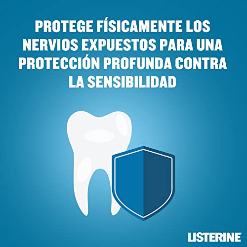 Listerine, Enjuague Bucal Advanced Sensitive, Pack de 4, 500 ml