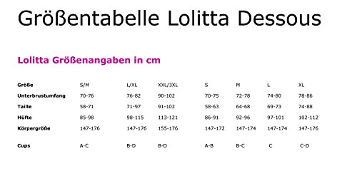 Lolitta M65 - Calzoncillos para Mujer - Rojo - Large/X-Large