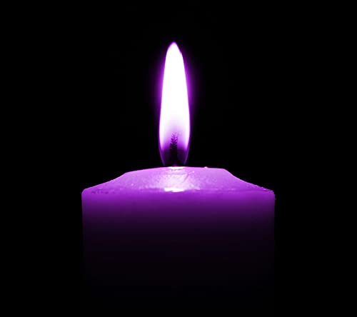 Lote 12 Velas Taco Perfumadas Lavanda Spa Grandes XXL 120 x 57 mm - Velones Aromáticos - Gran Duración (34-36 Horas) y Delicado Aroma - Aromaterapia por Velas