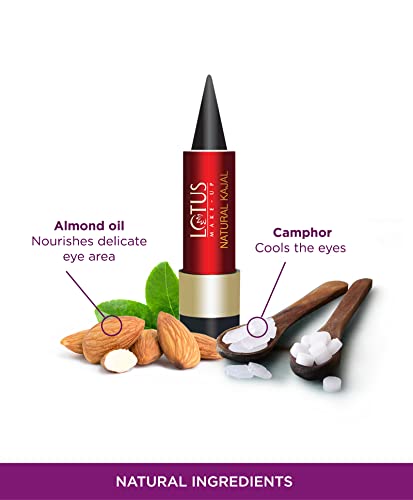 Lotus Herbals Natural de ojos 4 g (negro)
