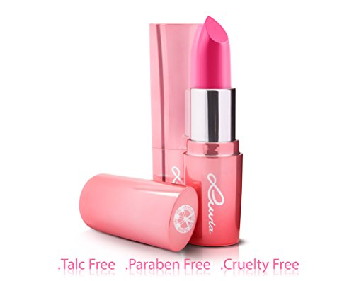 Luvia Cosmetics Ð VEGAN Lipstick Ð Hot Rose L357C Ð Veganer Lipstick with Vitamin E