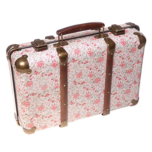 Maleta Vintage Sass and Belle con Estampado de Flores - Rosas