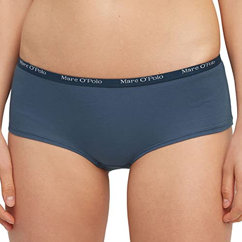 Marc O’Polo Body & Beach Multipack W-Panty 3-Pack Ropa Interior, Azul, XL para Mujer